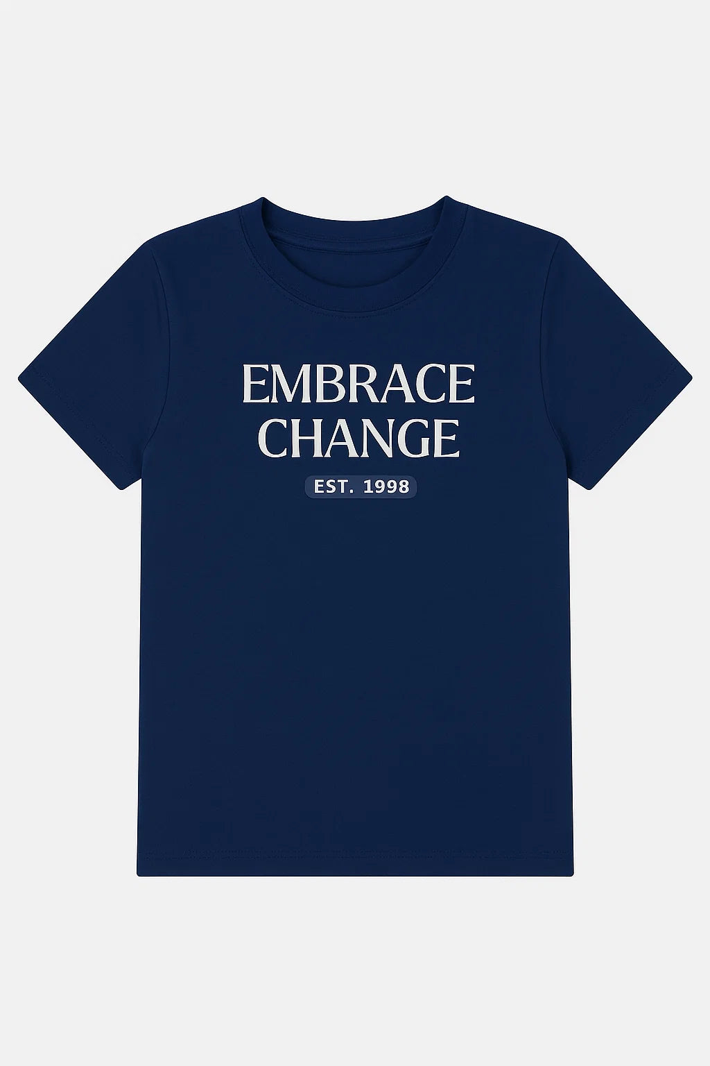 CAMISETA MUJER BASICA AZUL
