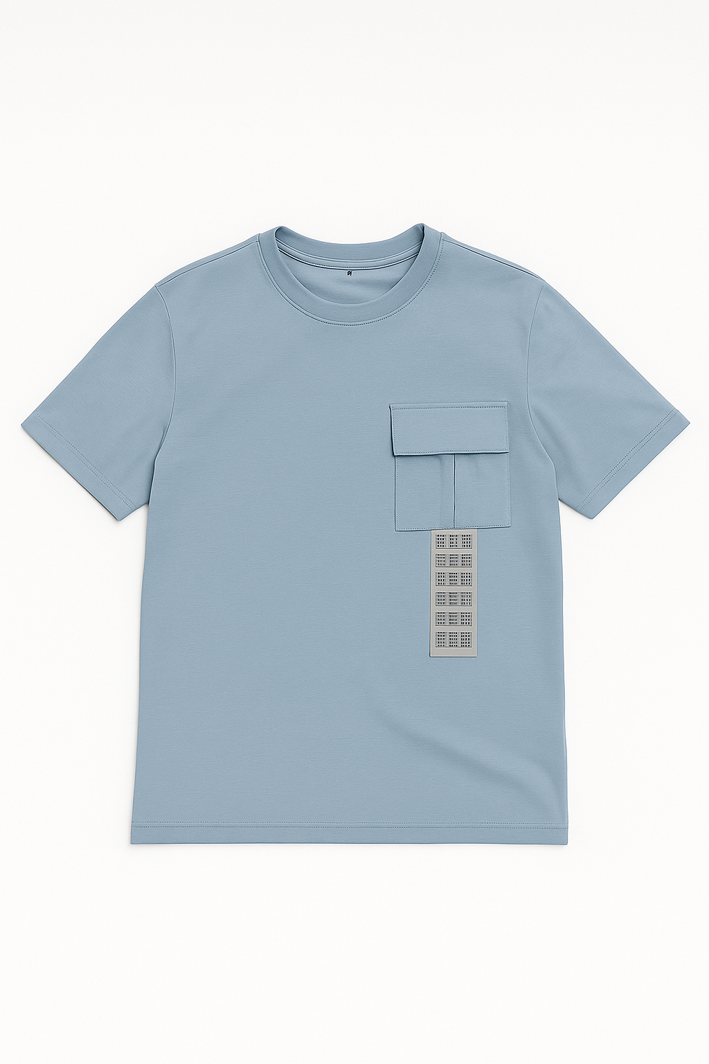 CAMISETA HOMBRE OVERSIZE CELESTE