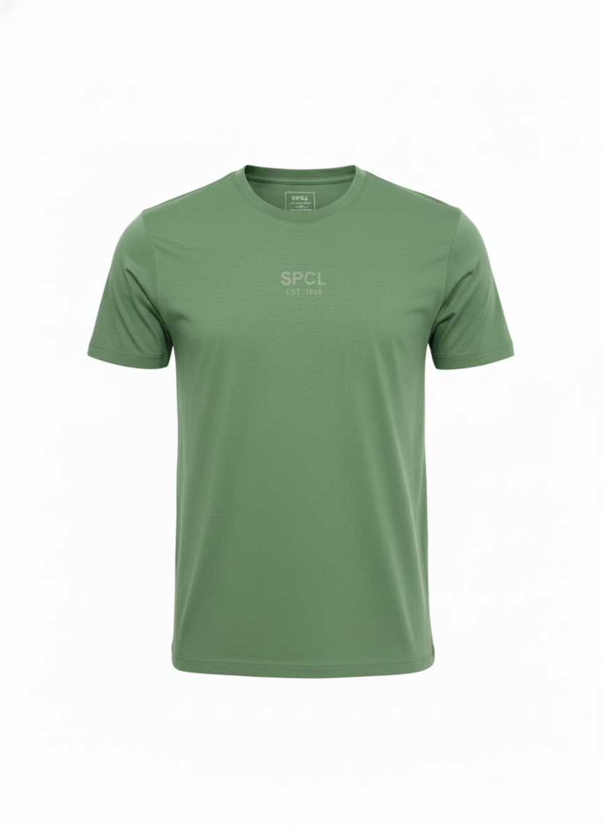 CAMISETA HOMBRE BASICA VERDE PISTACHO