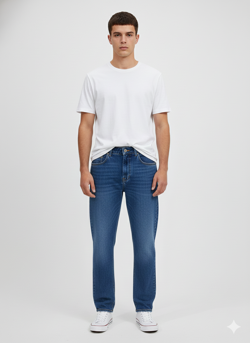 JEAN HOMBRE STRAIGHT RIGIDO AZUL