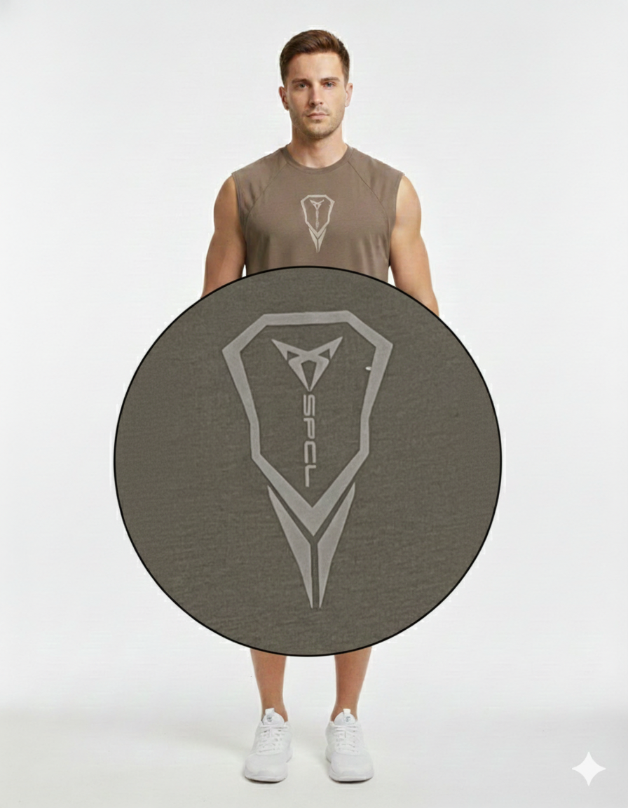 CAMISILLA HOMBRE TANK MOCCA