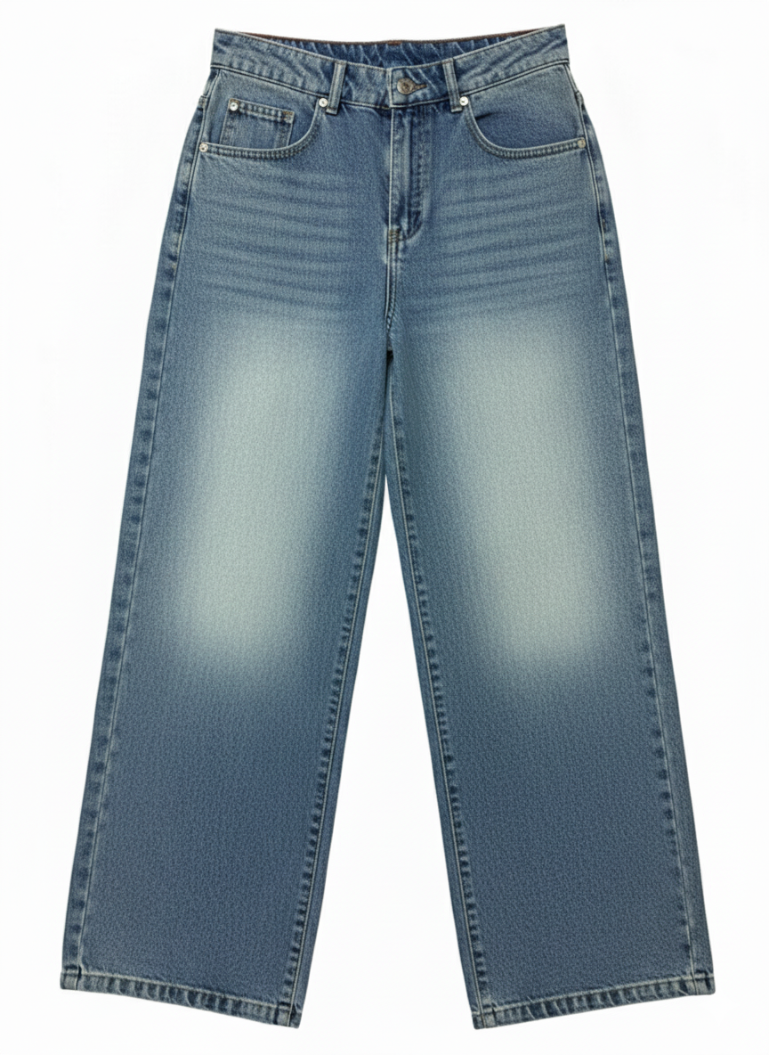 JEAN MUJER DESCADERADO AZUL CLARO