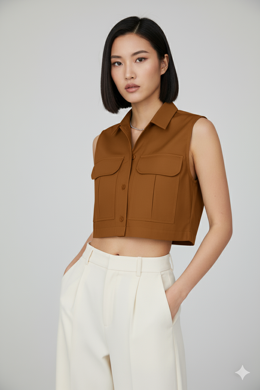 CHALECO MUJER CAMUFLADO