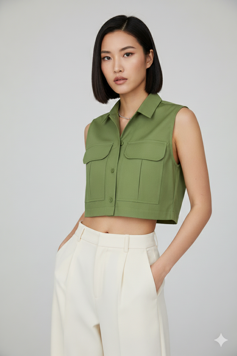 CHALECO MUJER CAMUFLADO