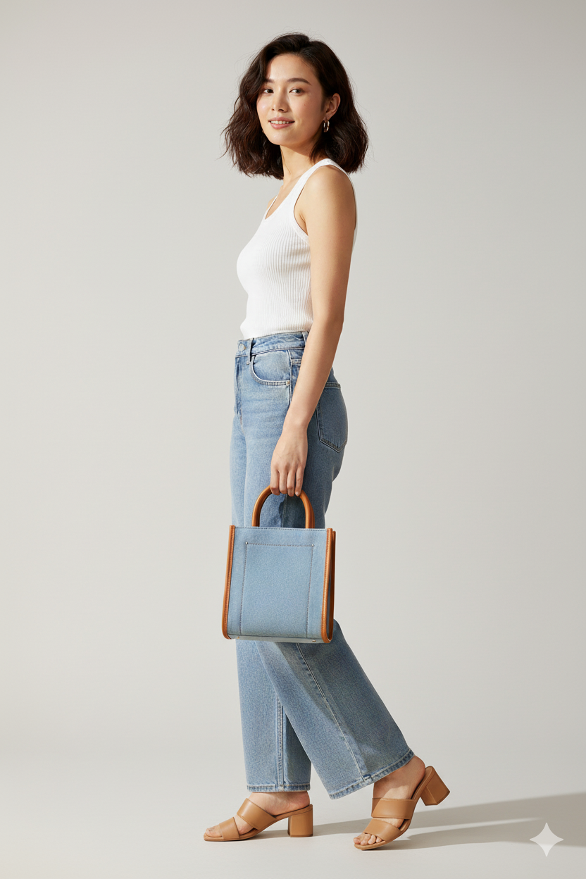 CARTERA MODA DENIM