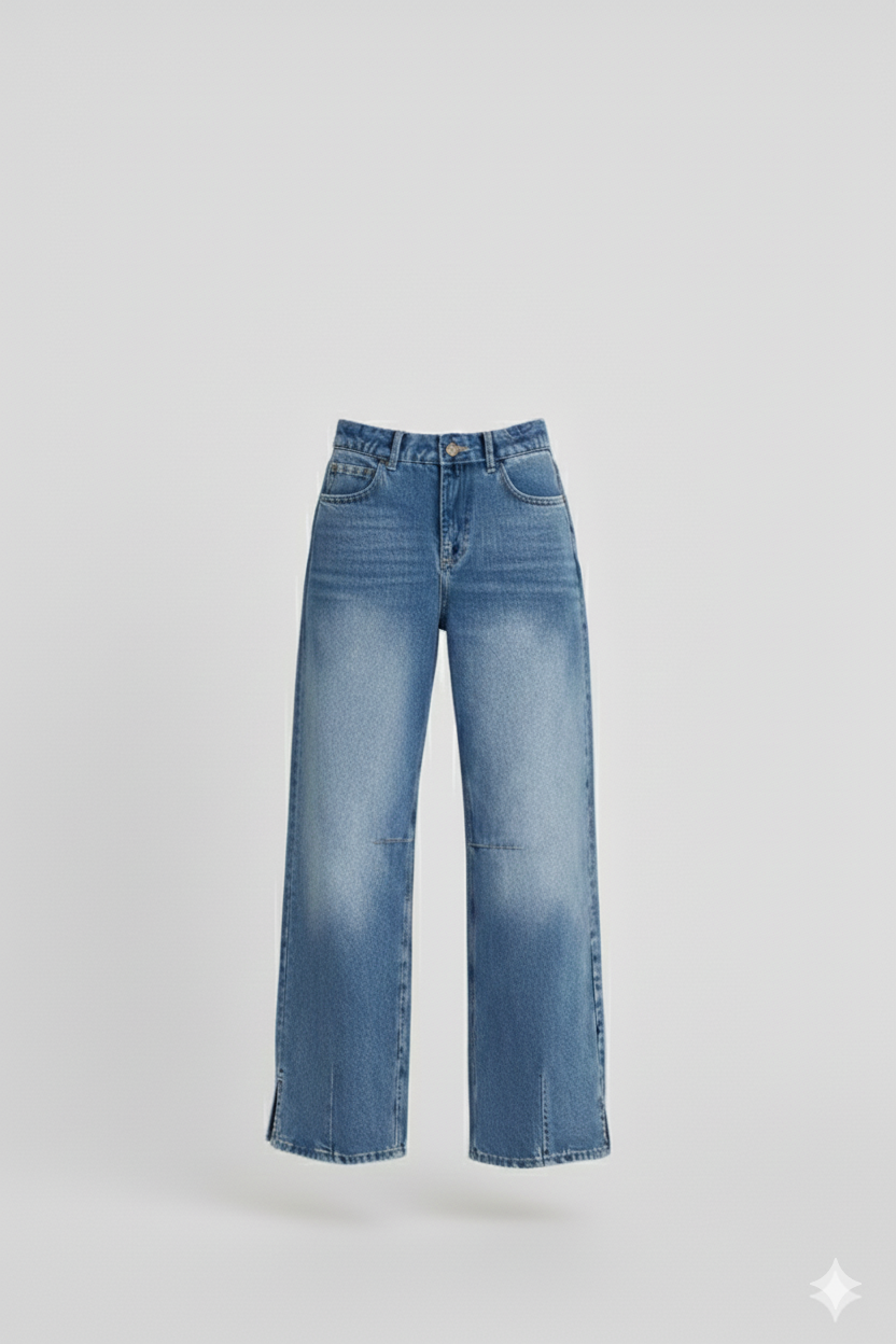 JEAN MUJER BAGGY AZUL CLARO