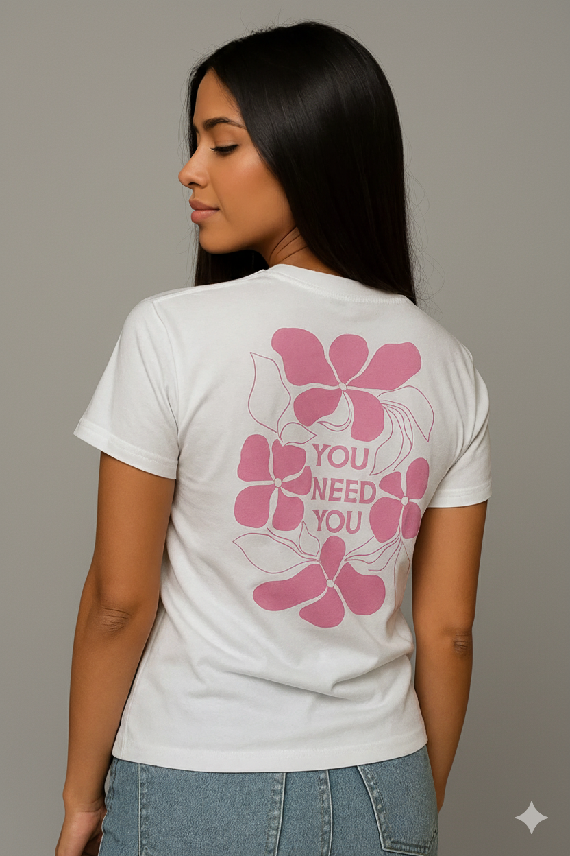 CAMISETA MUJER OVERSIZE LARGA BLANCA