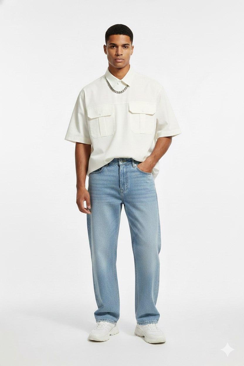 JEAN HOMBRE BAGGY RIGIDO