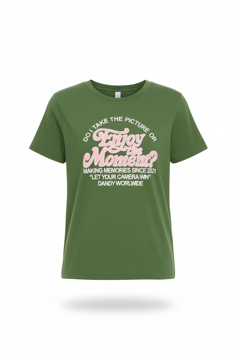 CAMISETA MUJER BASICA VERDE PISTACHO