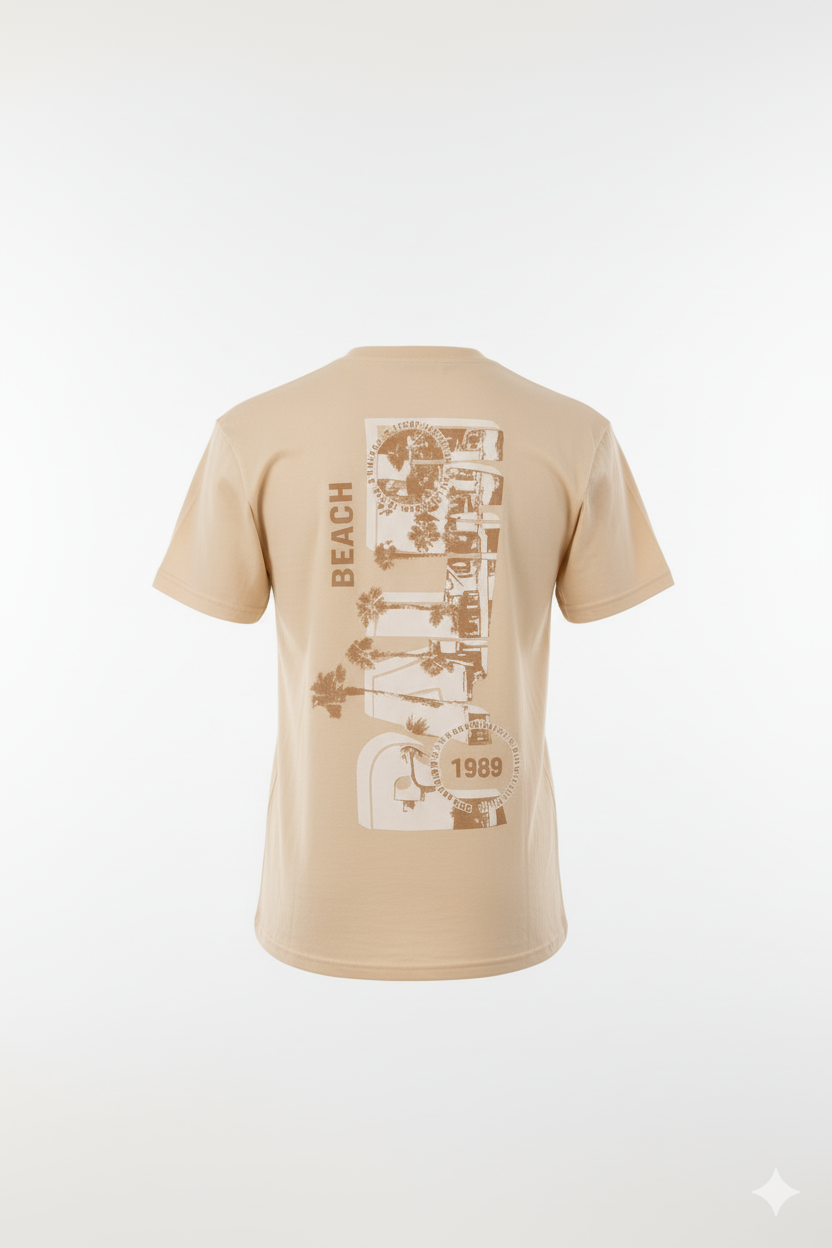 CAMISETA MUJER OVERSIZE LARGA DURAZNO