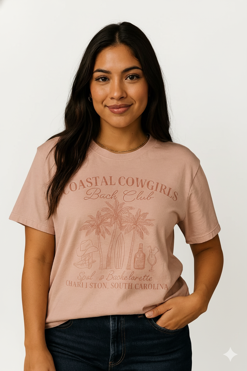 CAMISETA MUJER OVERSIZE LARGA PALO ROSA