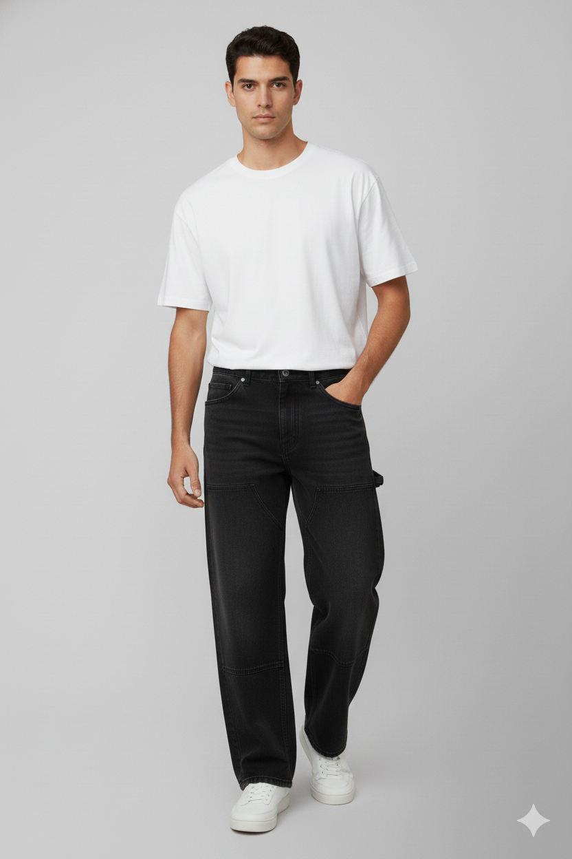 JEAN HOMBRE CARPRINTERO DENIM NEGRO