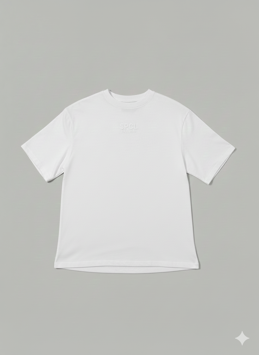 CAMISETA HOMBRE OVERSIZE BLANCA