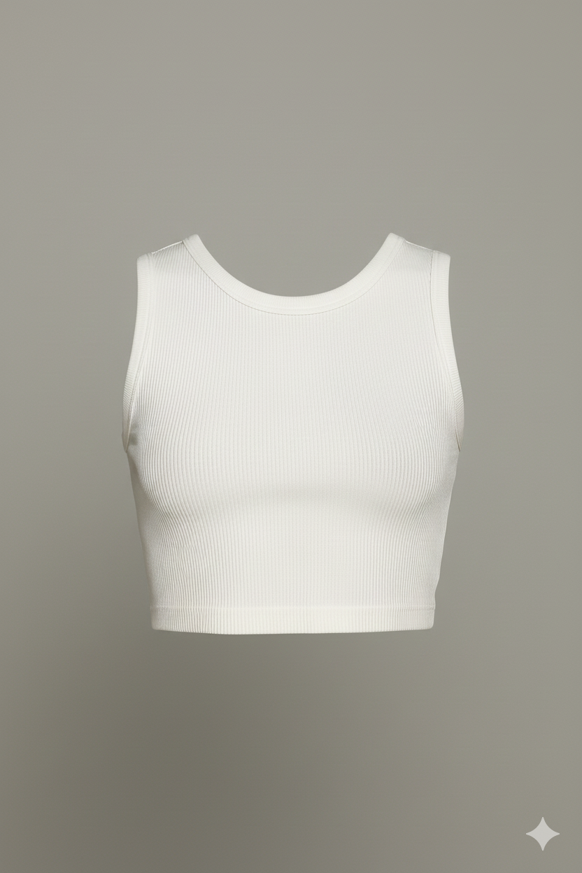 BLUSA MUJER SARA CORTA SIN MANGAS