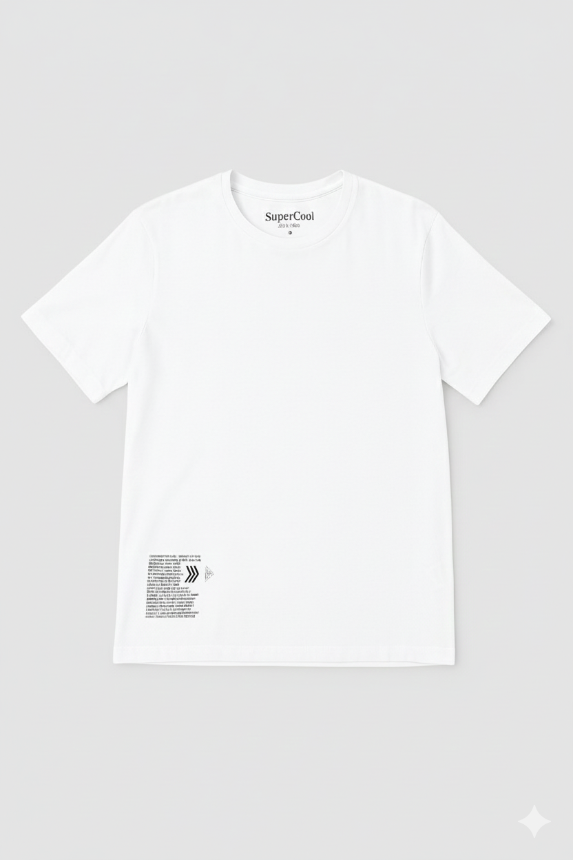 CAMISETA HOMBRE OVERSIZE BLANCA