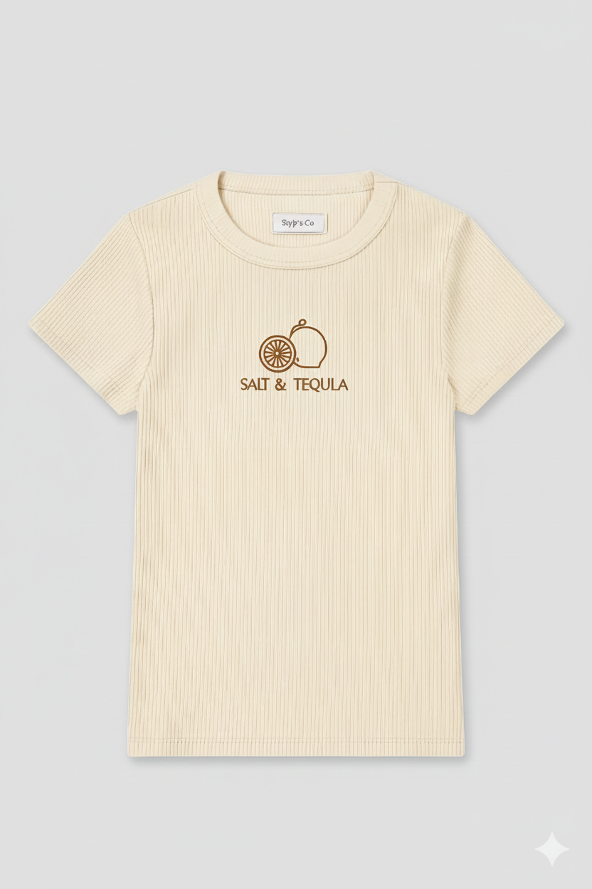 TOP MUJER BASICO BEIGE