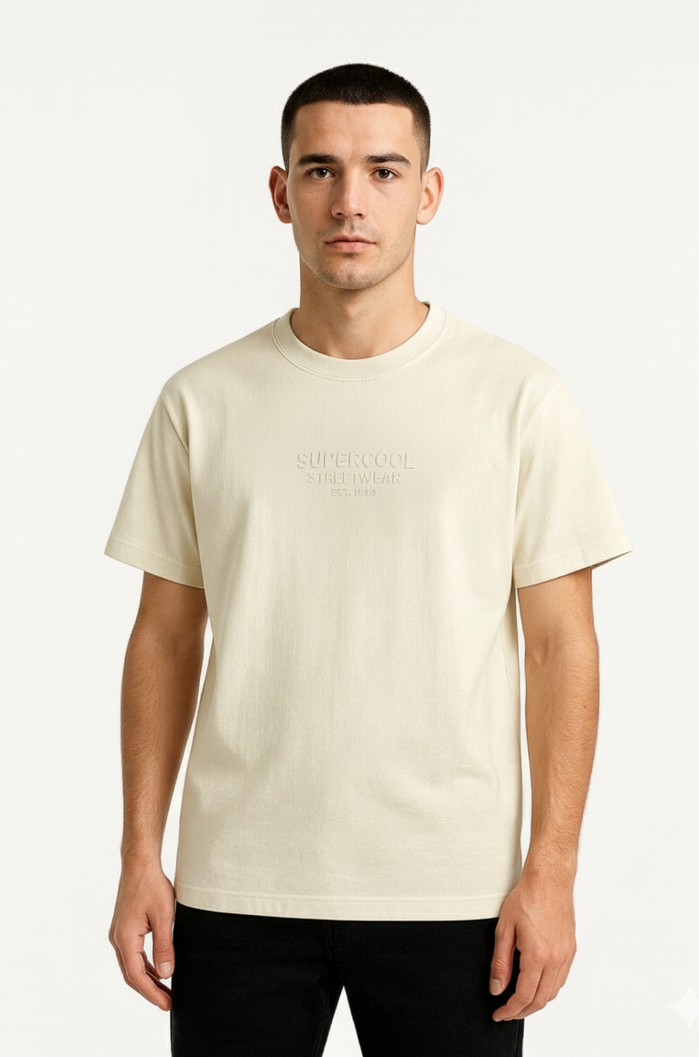 CAMISETA HOMBRE BASICA BLANCO