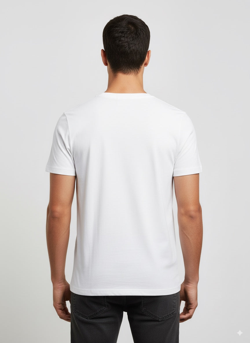CAMISETA HOMBRE BASICA BLANCO