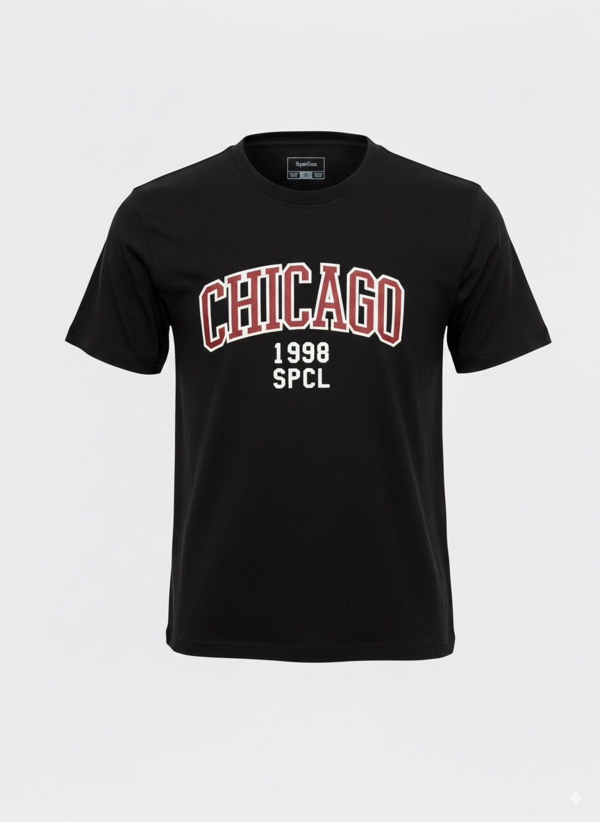 CAMISETA HOMBRE BASICA NEGRO