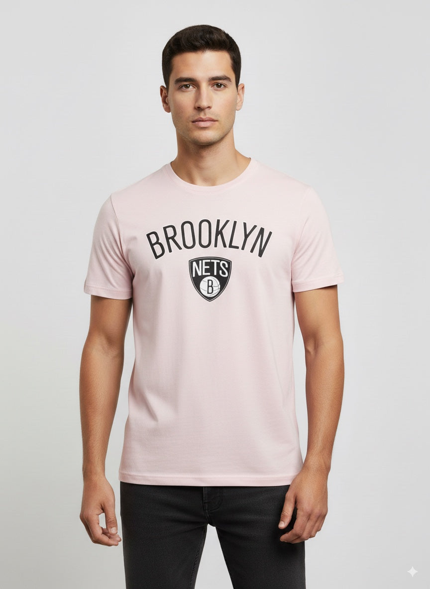 CAMISETA HOMBRE BASICA ROSADA