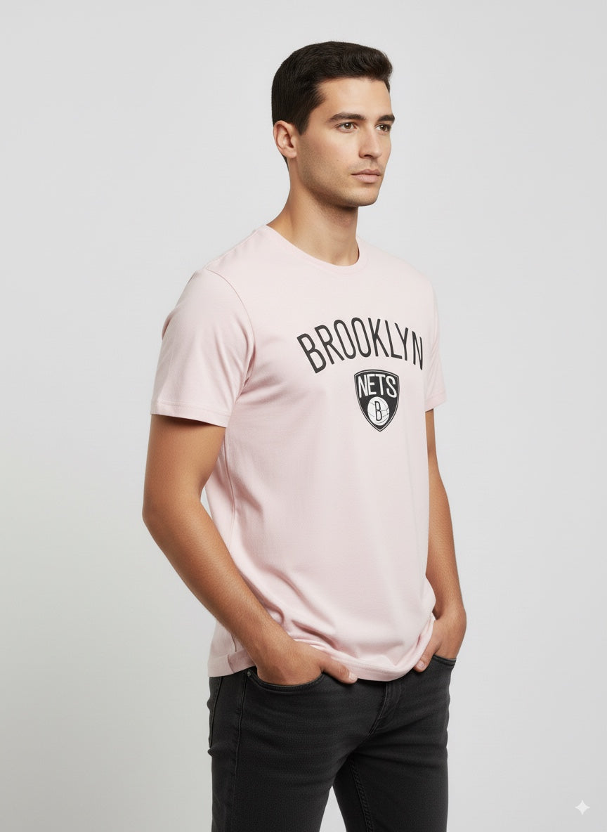 CAMISETA HOMBRE BASICA ROSADA