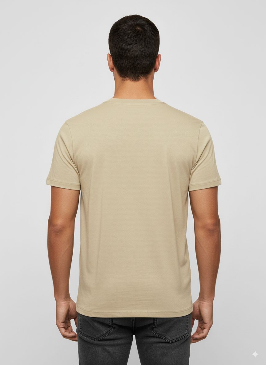 CAMISETA HOMBRE BASICA DURAZNO