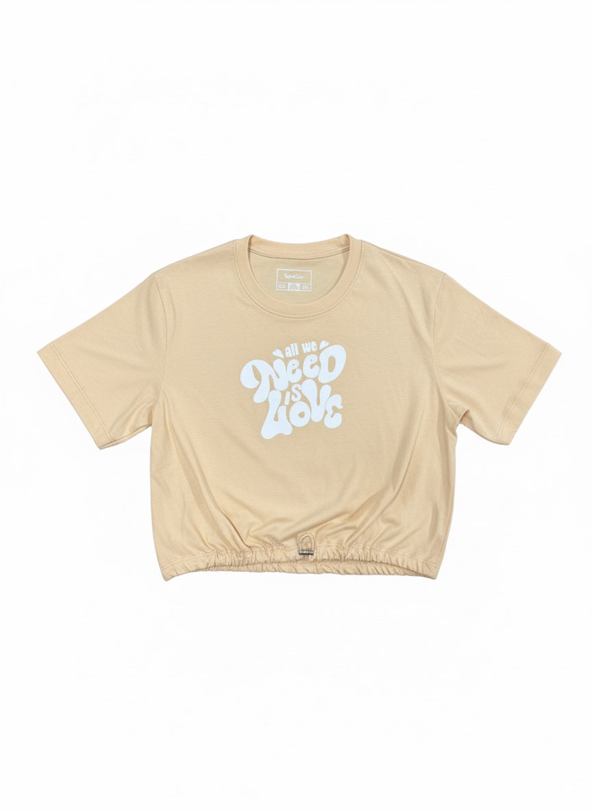 CAMISETA MUJER OVERSIZE CORTA