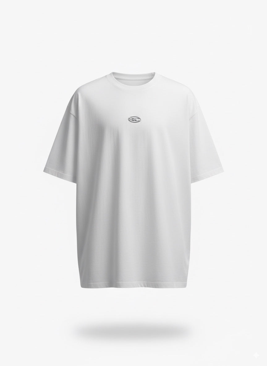 CAMISETA HOPMBRE OVERSIZE IVORY