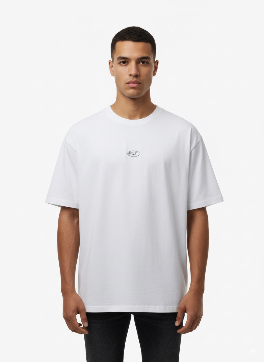 CAMISETA HOPMBRE OVERSIZE IVORY
