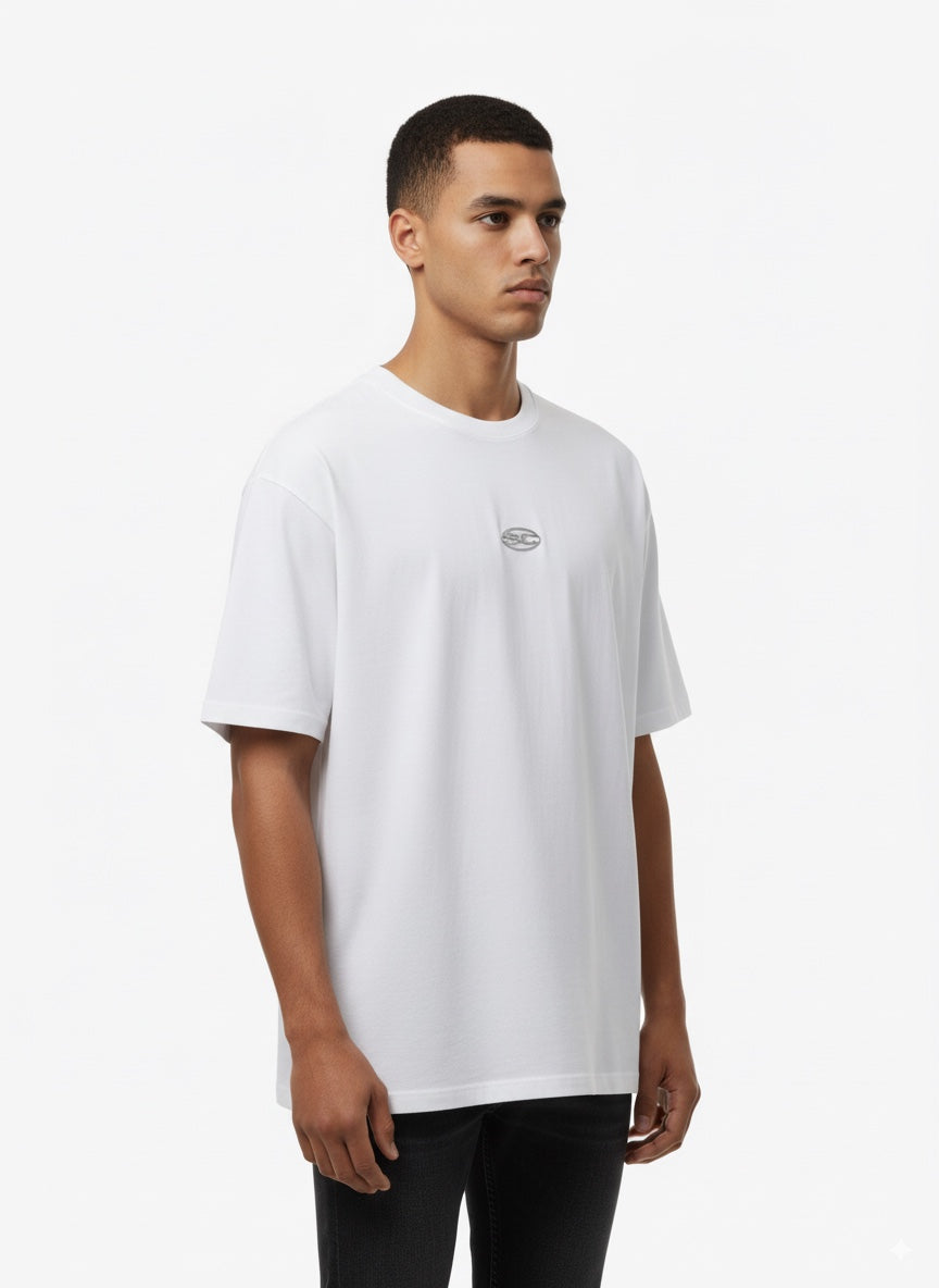 CAMISETA HOPMBRE OVERSIZE IVORY