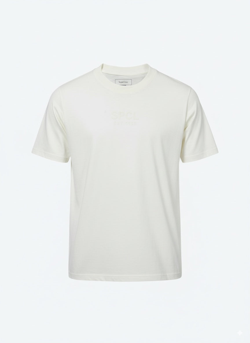 CAMISETA HOPMBRE BASICA IVORY