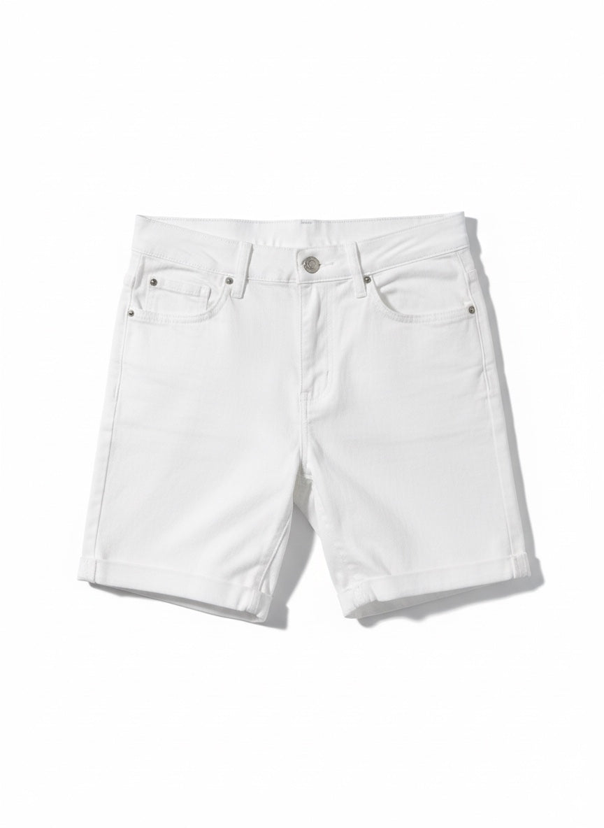 BERMUDA JEAN HOMBRE BLANCA