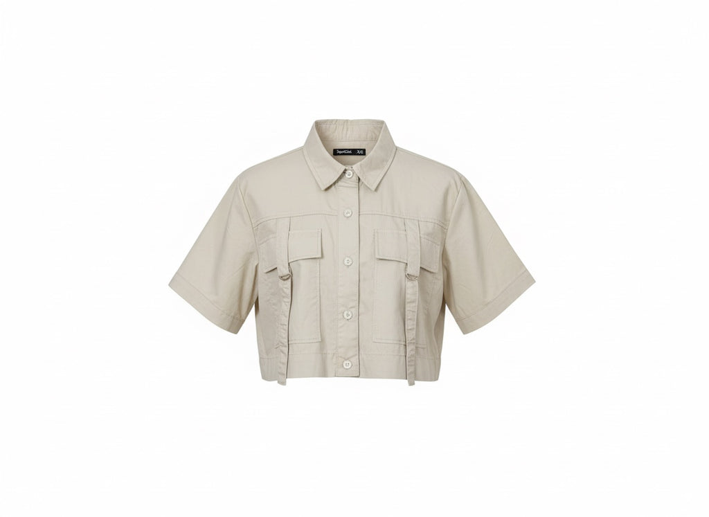 CAMISA MUJER CORTA
