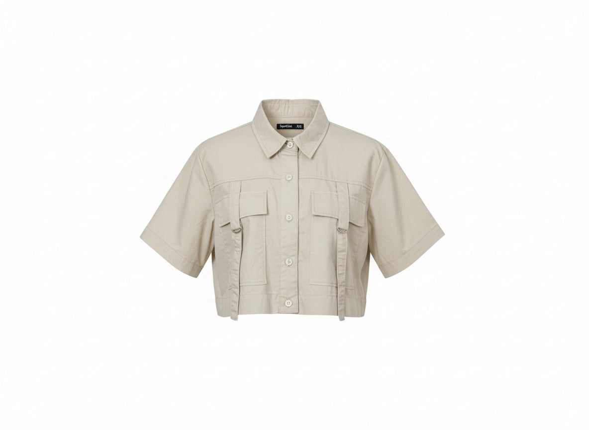 CAMISA MUJER CORTA