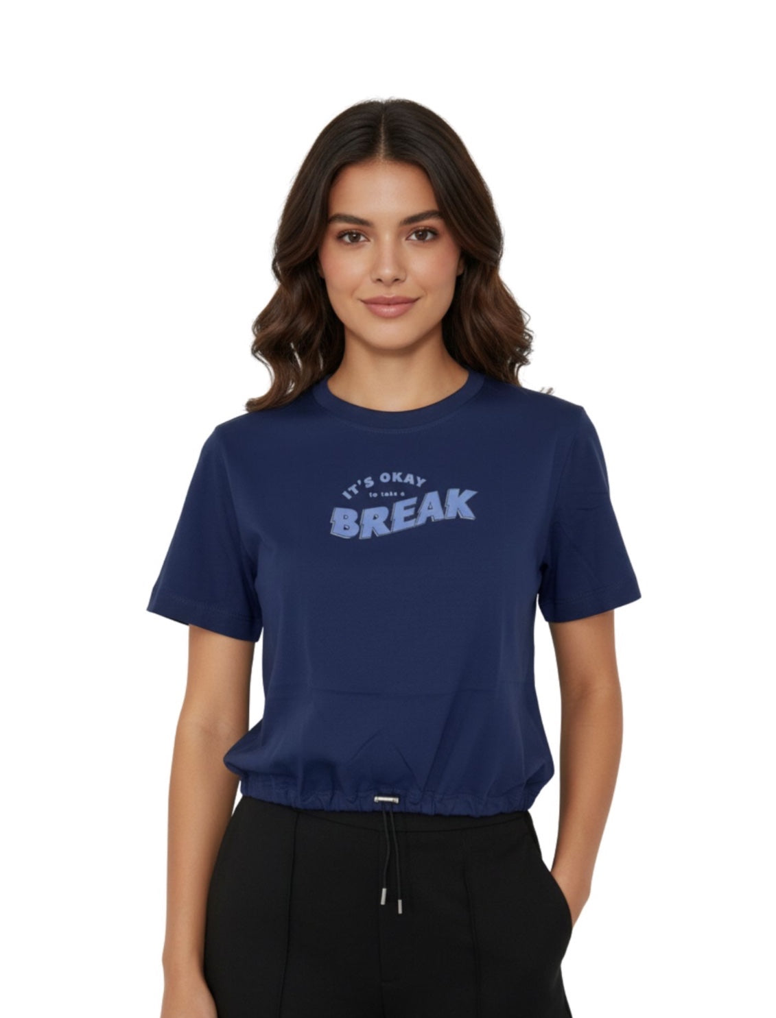 CAMISETA MUJER OVERSIZE CORTA