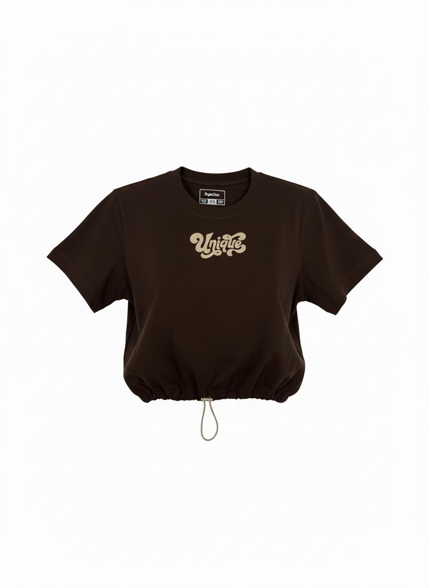 CAMISETA MUJER OVERSIZE CORTA