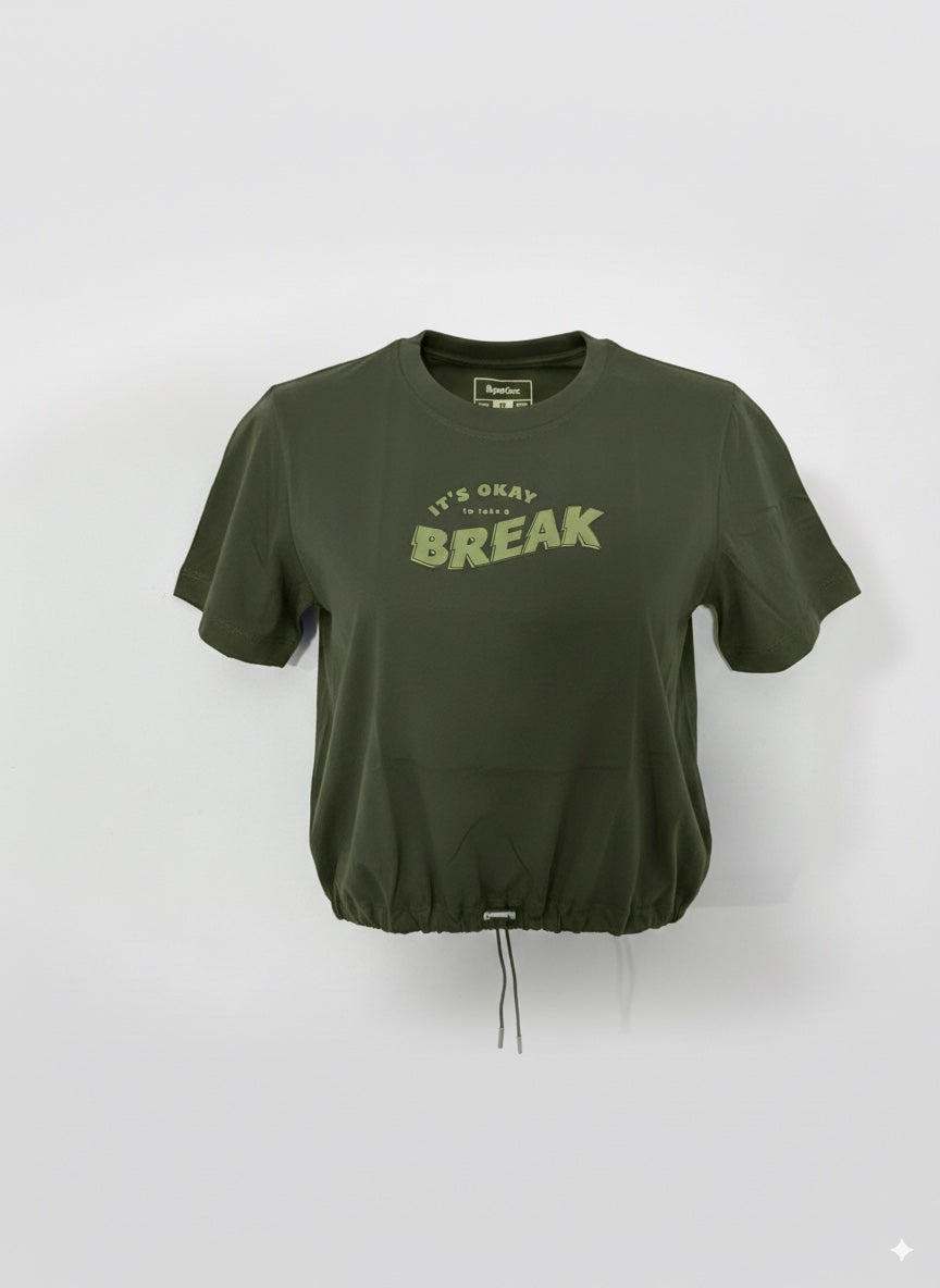 CAMISETA MUJER OVERSIZE CORTA