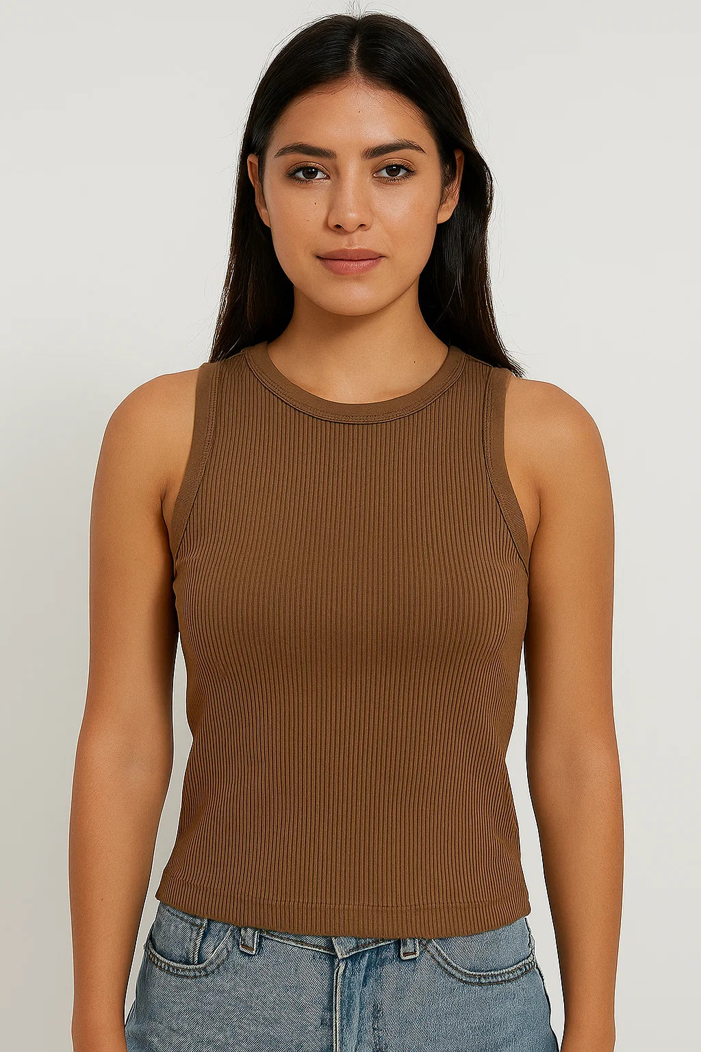 BLUSA MUJER SARA SIN MANGA
