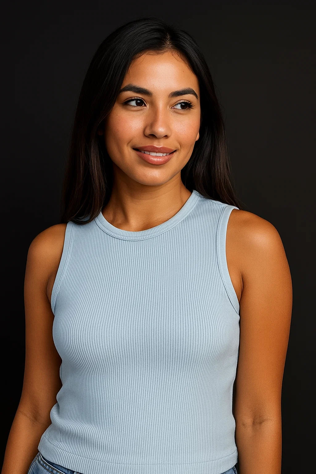 BLUSA MUJER SARA SIN MANGA