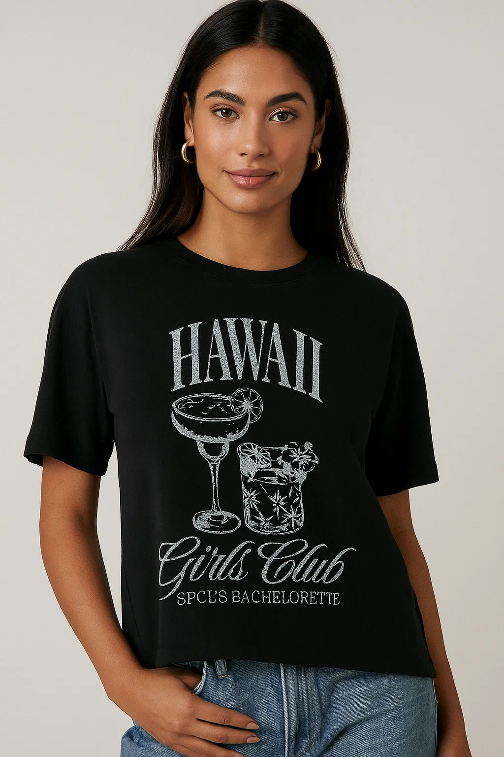 CAMISETA MUJER OVERSIZE LARGA NEGRA