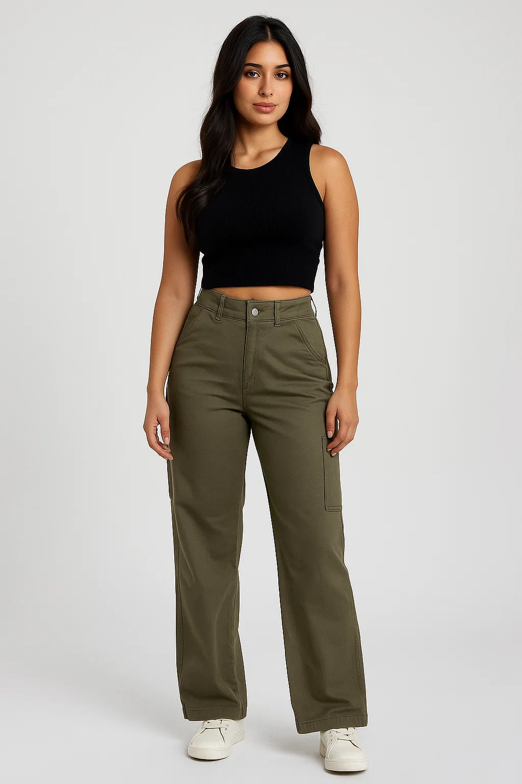 CARPINTERO DRILL MUJER GRIS