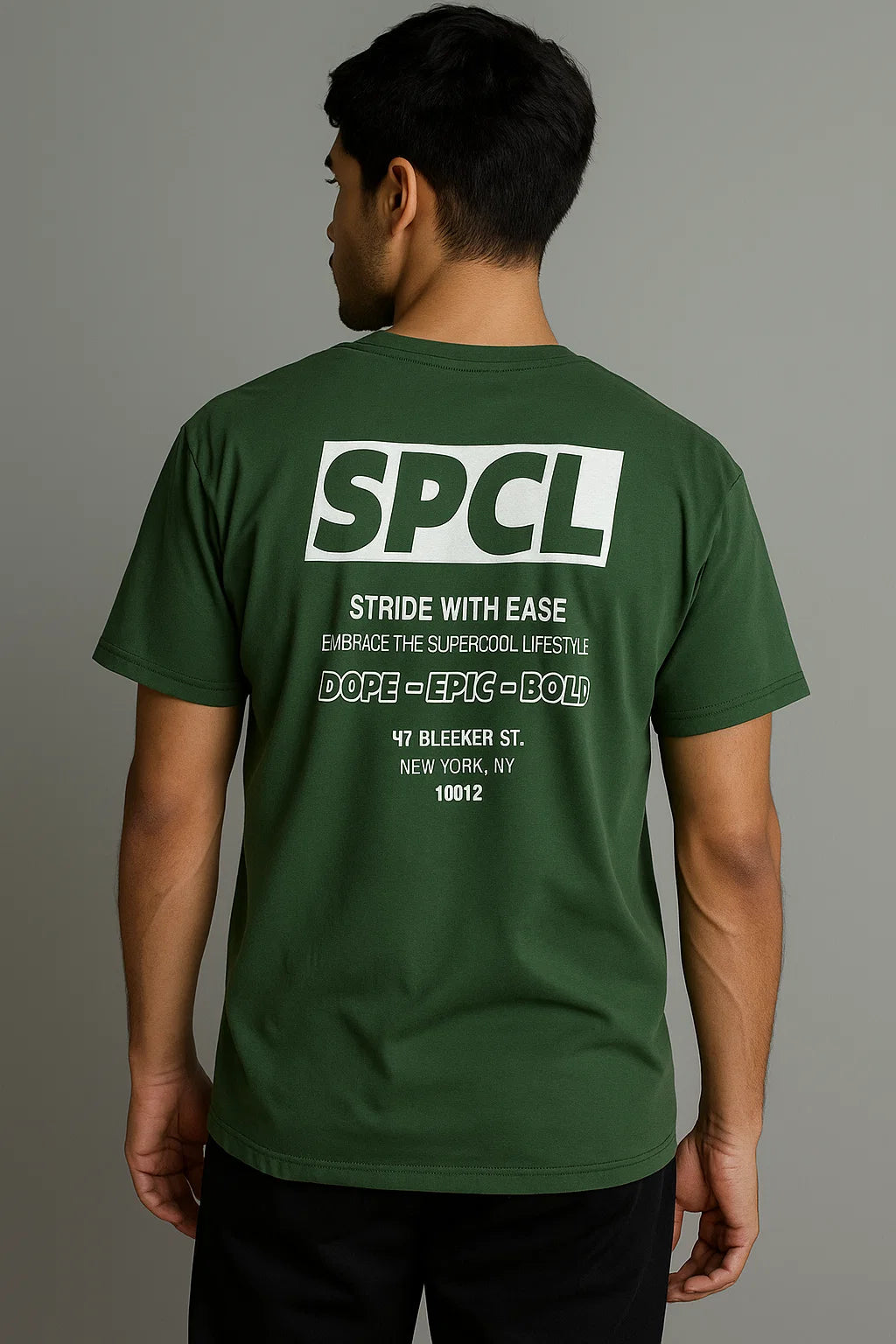 CAMISETA HOMBRE OVERSIZE VERDE PISTACHO