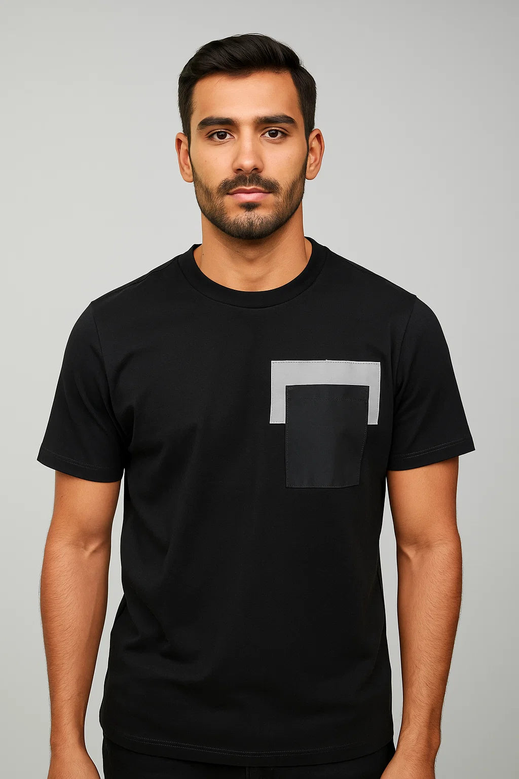 CAMISETA HOMBRE OVERSIZE GRIS