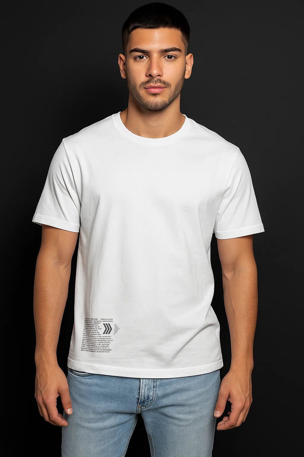 CAMISETA HOMBRE OVERSIZE BLANCA