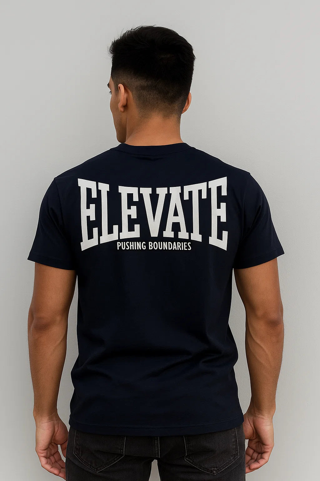 CAMISETA HOMBRE OVERSIZE AZUL