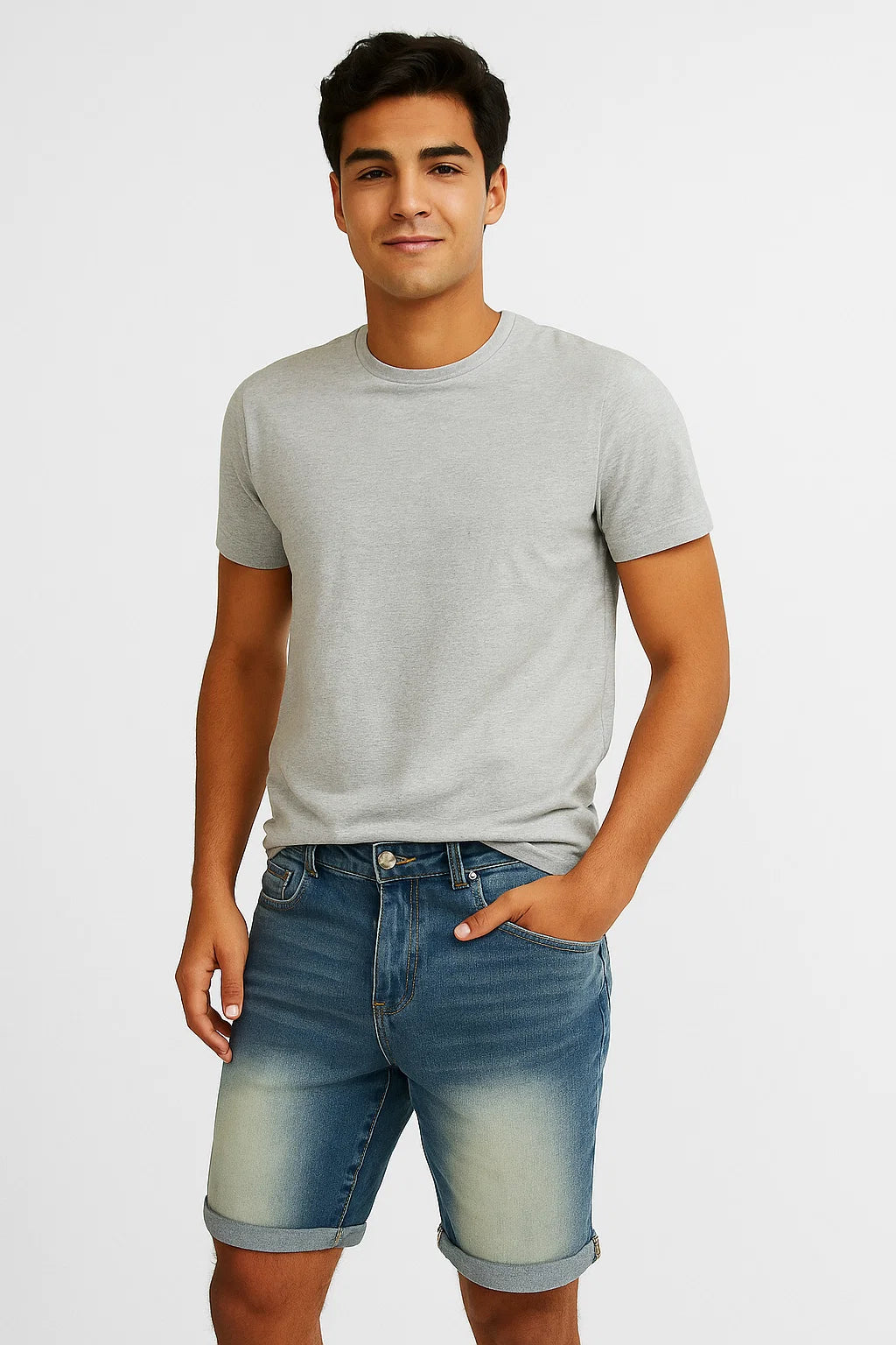 BERMUDA HOMBRE JEAN CLASICA