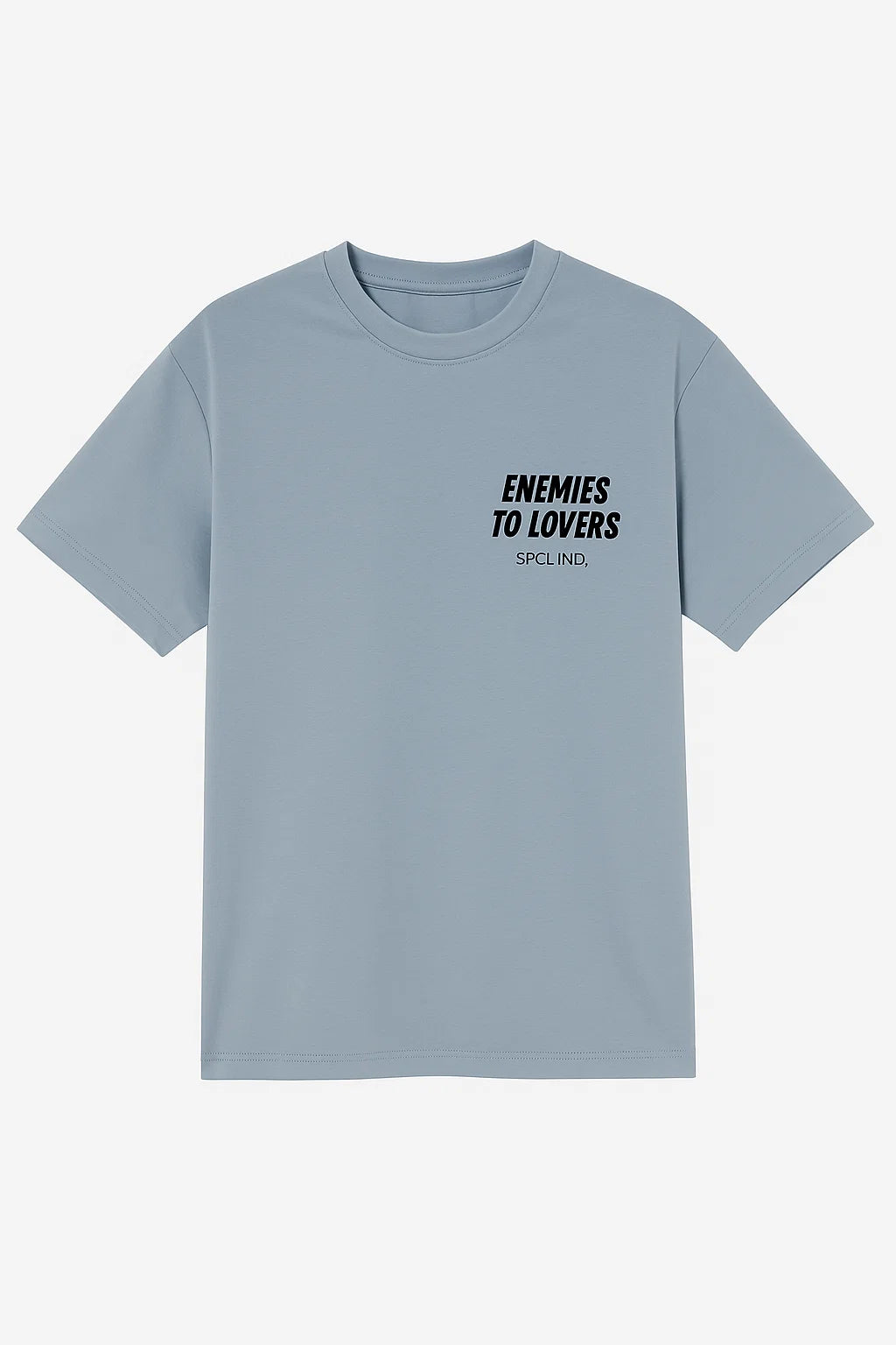 CAMISETA HOMBRE OVERSIZE CELESTE