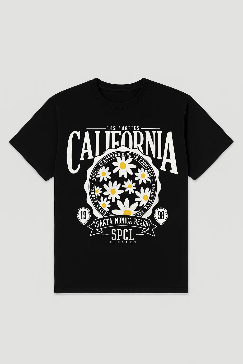 CAMISETA MUJER OVERSIZE LARGA NEGRA