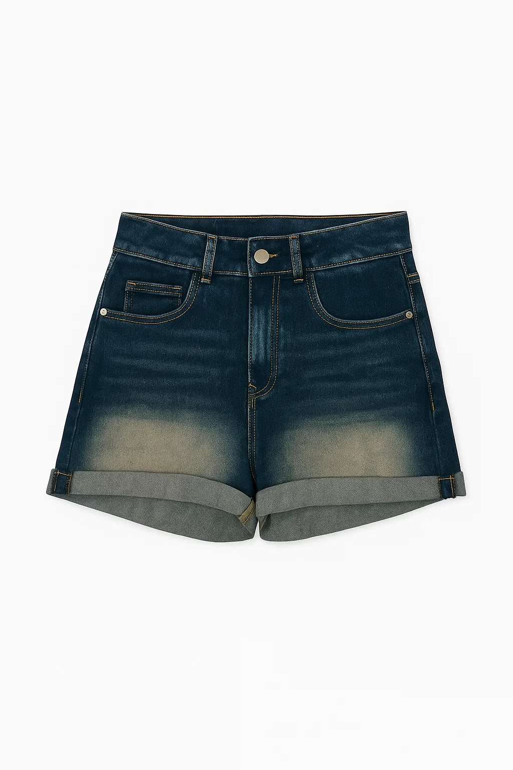 SHORT MUJER DOBLA DOBLA AZUL