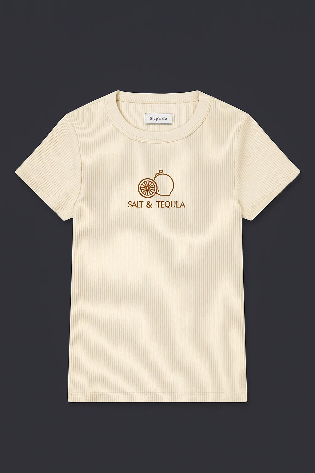 TOP MUJER BASICO BEIGE
